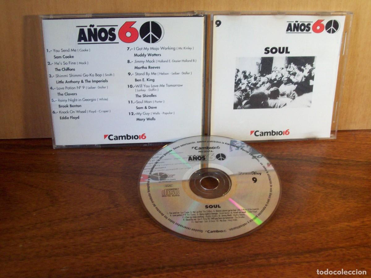 CD de M&uacute;sica: SOUL - A&Ntilde;OS 60 - CD EDICION RECISTA CAMBIO 16 - N&ordm; 9