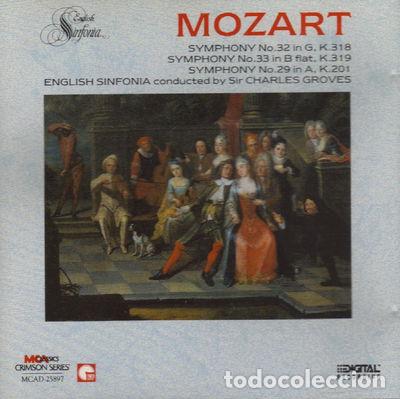 CDs de M&uacute;sica: Mozart: Symphonies 32, 33 and 29- 5010946692226