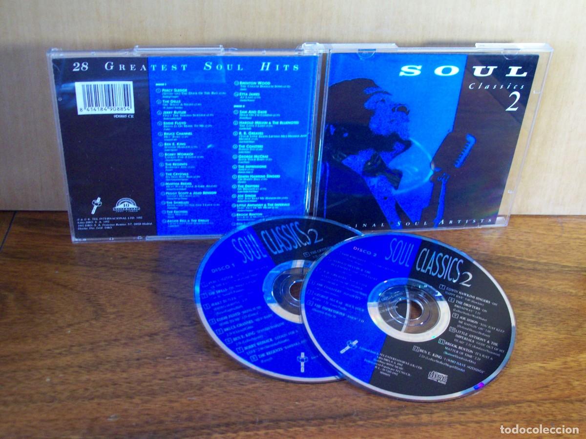 CDs de M&uacute;sica: SOUL CLASSICS N&ordm; 2 - ORIGINAL SOUL ARTTISTAS VARIOS - CD DOBLE