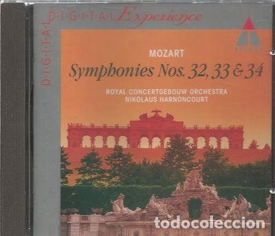 CDs de M&uacute;sica: Mozart: Symphonies Nos. 32, 33 & 34- 0745099119027