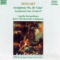 CDs de M&uacute;sica: Mozart Symphony No. 36 'Linz' & Symphonies nos. 33 & 27- 4005294502649
