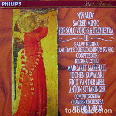 CDs de M&uacute;sica: Vivaldi: Sacred Music for Solo Voices & Orchestra Vol. III- 0028943210423