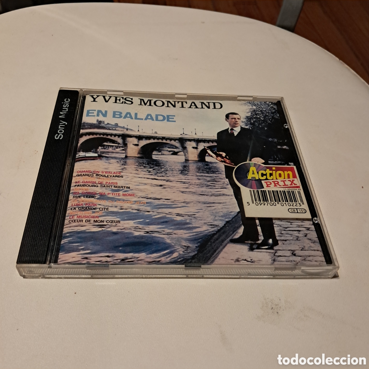 CDs de m&uacute;sica: YVES MONTAND, En balade, Compact disc - Foto 1