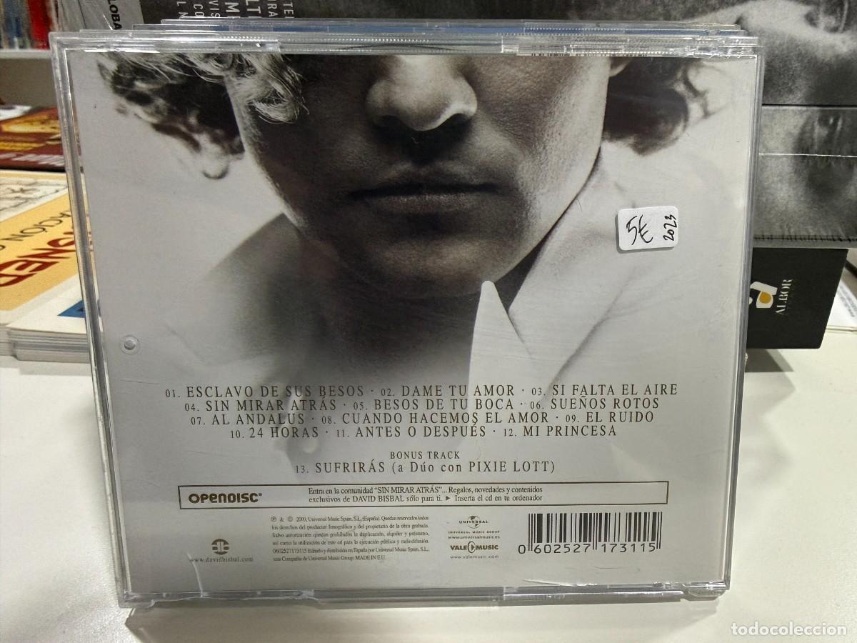 CDs de m&uacute;sica: David Bisbal - Sin Mirar Atr&aacute;s (CD) - Foto 2