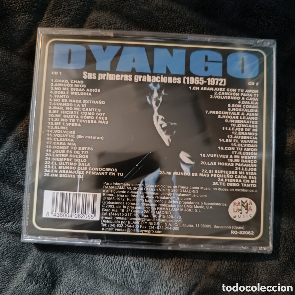 CDs de m&uacute;sica: CD Dyango sus primeras grabaciones - Foto 2