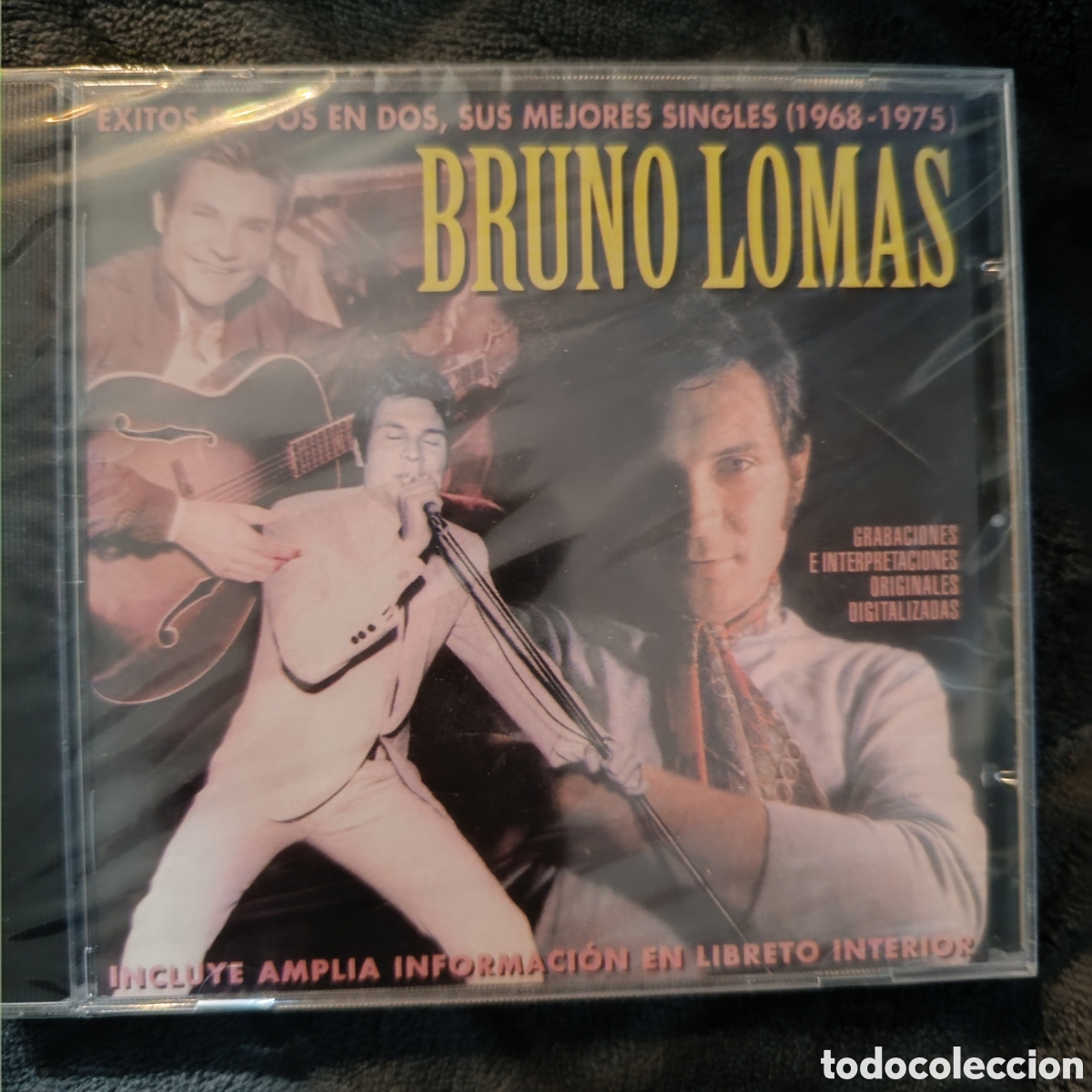 CDs de m&uacute;sica: CD Bruno Lomas sus mejores singles - Foto 1