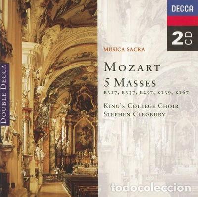 CDs de M&uacute;sica: Mozart: Five Masses- 0028945503226
