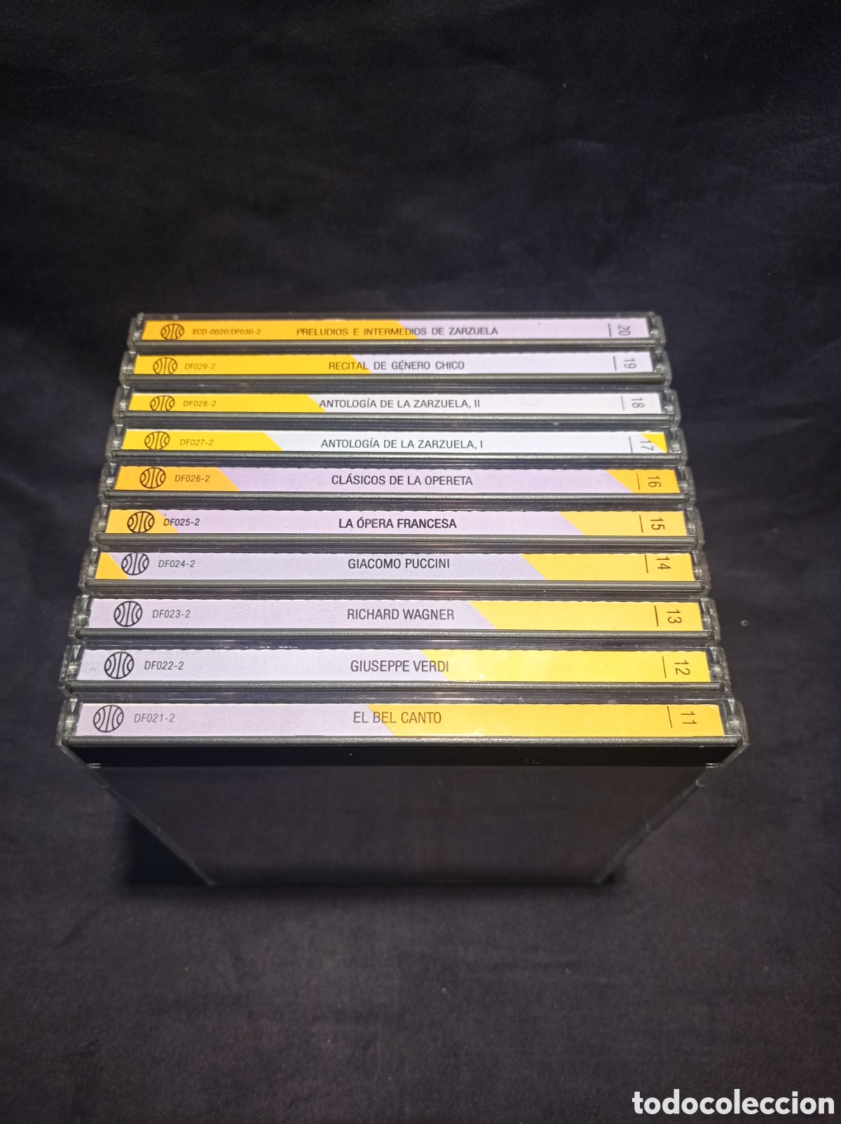 CDs de Musique: 10 X CD &Oacute;PERA Y ZARZUELA. GRAN DISCOTECA FAMILIAR. N&Uacute;MEROS 11 AL 19. BUEN ESTADO