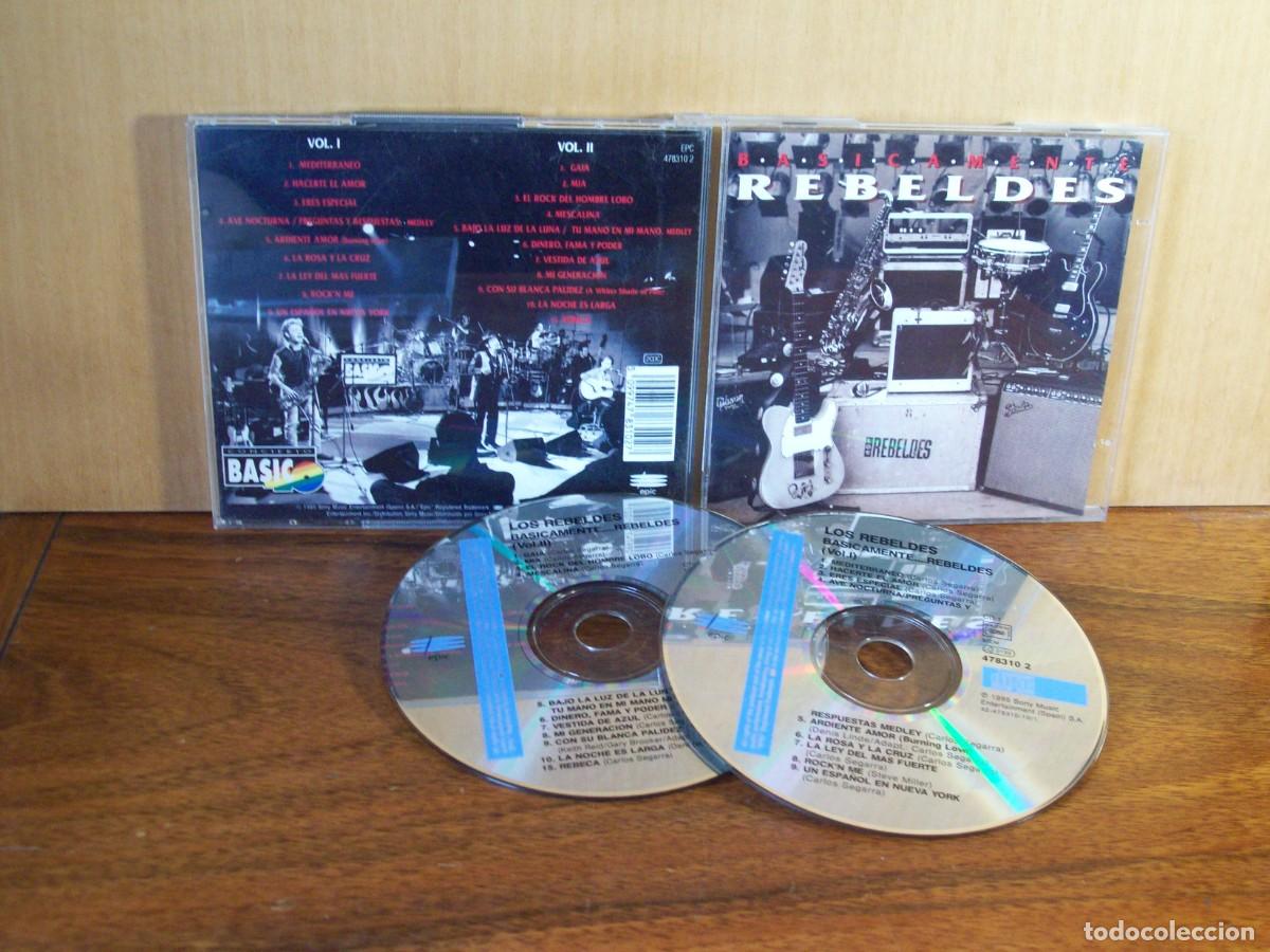 CDs de m&uacute;sica: REBELDES - BASICAMENTE ............. REBELDES - DOBLE CD - Foto 1