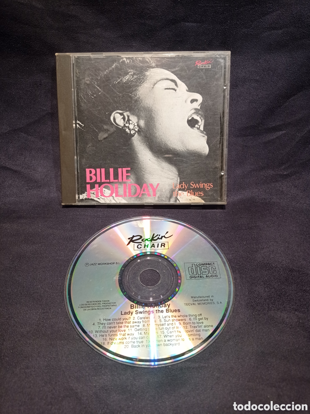 CDs de M&uacute;sica: CD BILLY HOLIDAY. LADY SWINGS THE BLUES