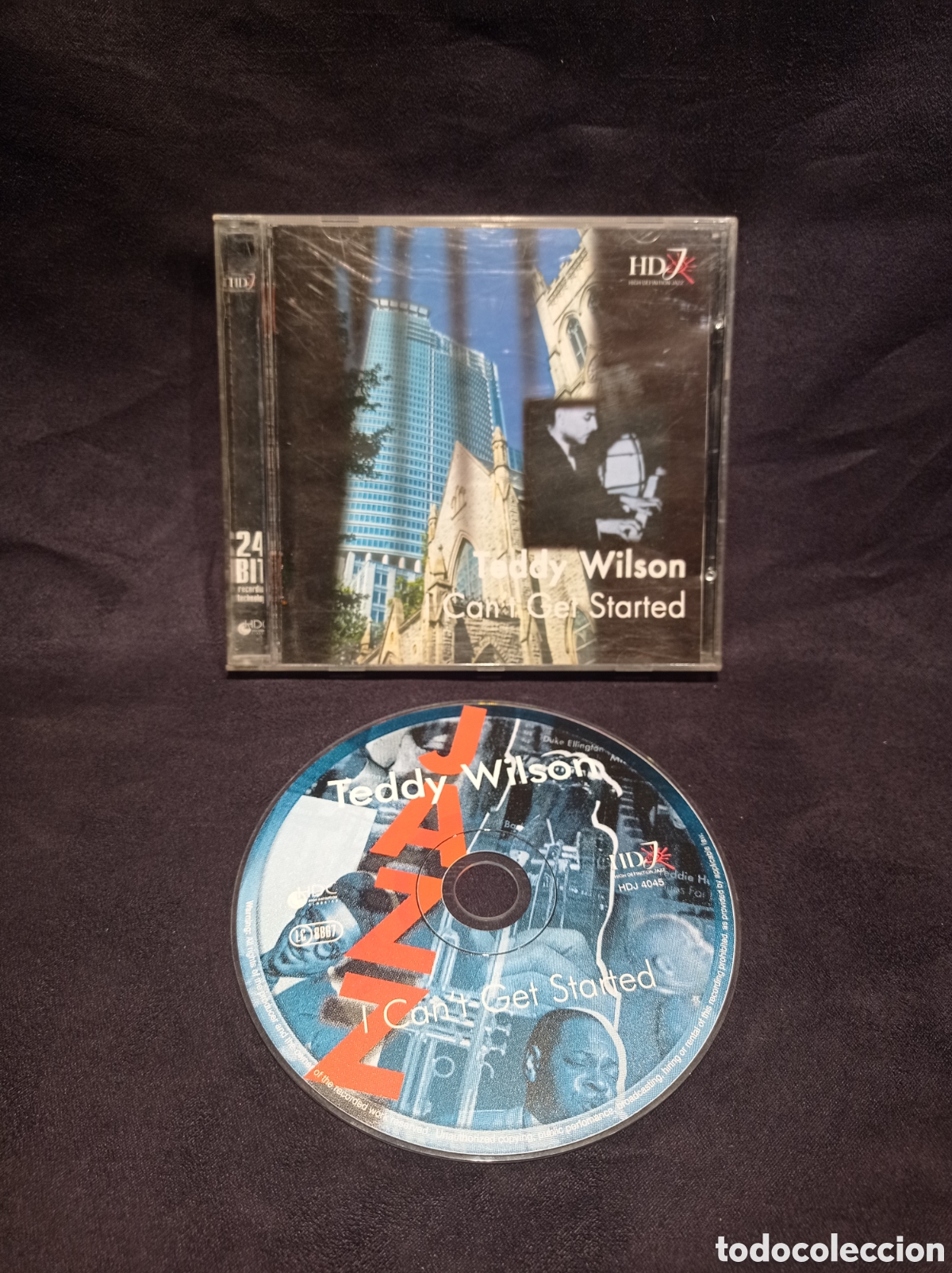 CDs de M&uacute;sica: CD TEDDY WILSON. I CAN'T GET STARTED. BUEN ESTADO