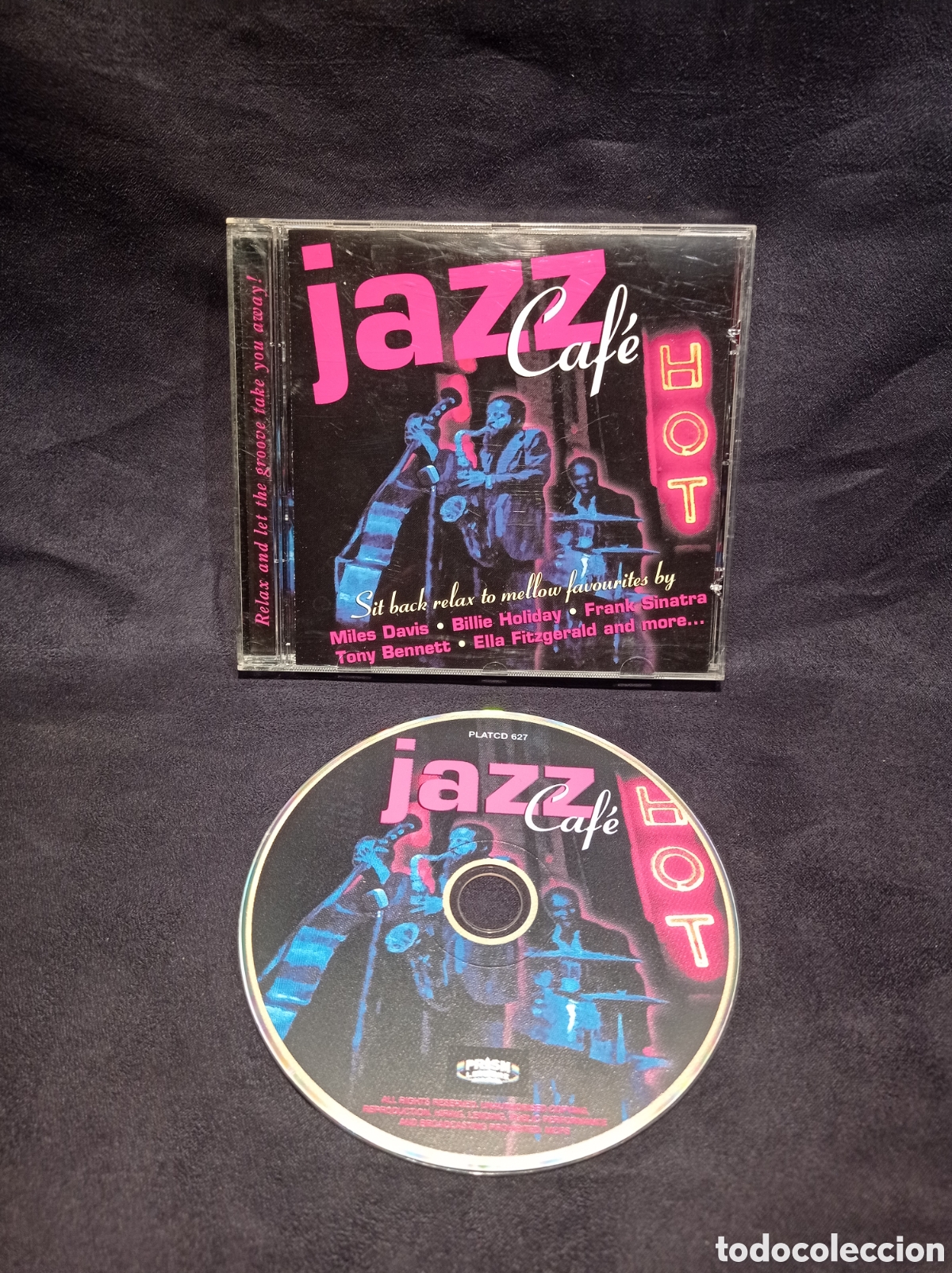 CDs de M&uacute;sica: CD JAZZ CAF&Eacute;. 19 SONGS. MUY BUEN ESTADO