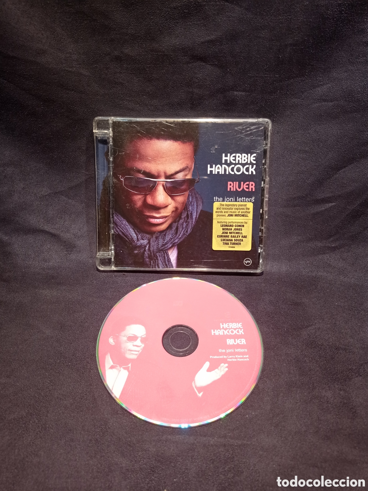 CDs de M&uacute;sica: CD HERBIE HANCOCK. RIVER. THE JONI LETTERS. BUEN ESTADO