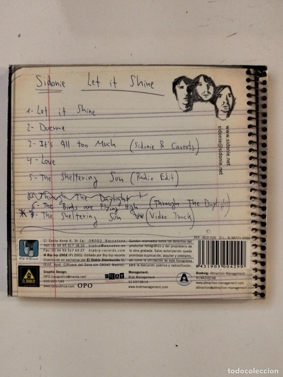 CDs de m&uacute;sica: Sidonie Let it shine - Foto 2