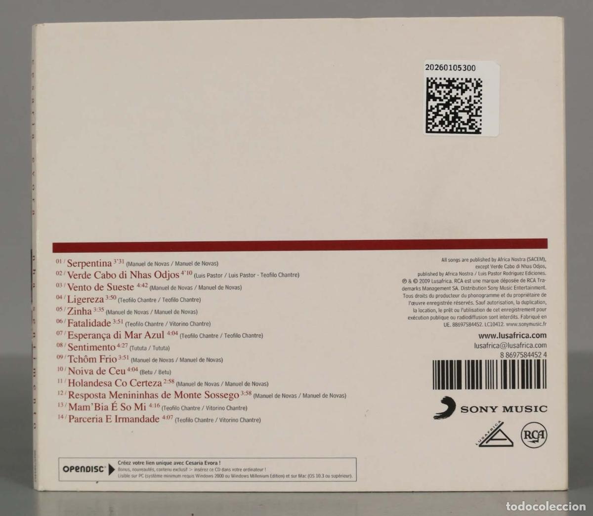 CDs de m&uacute;sica: CD. Cesaria Evora &ndash; Nha Sentimento. - Foto 2