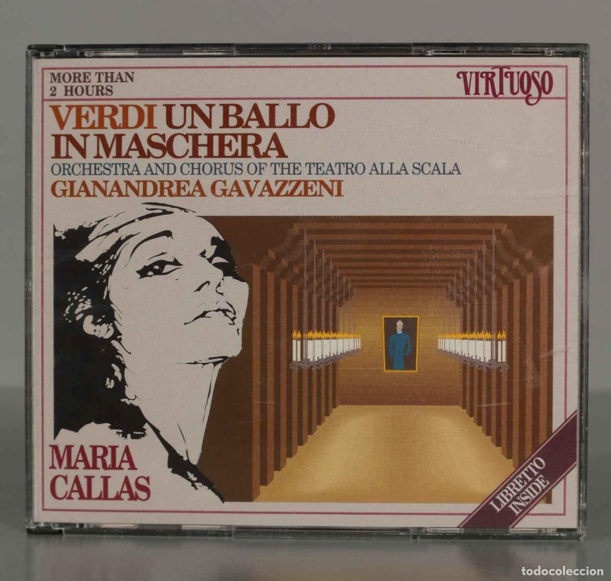 CDs de M&uacute;sica: CD. Un Ballo In Maschera. Verdi / Callas, Orchestra And Chorus Of The Teatro Alla Scala gavazzeni