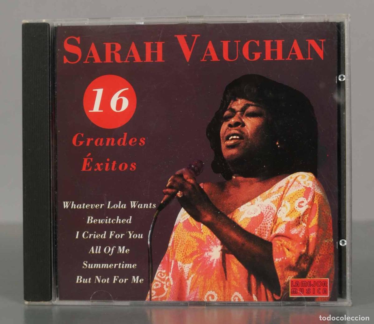 CDs de M&uacute;sica: CD. Sarah Vaughan &ndash; 16 Grandes Exitos