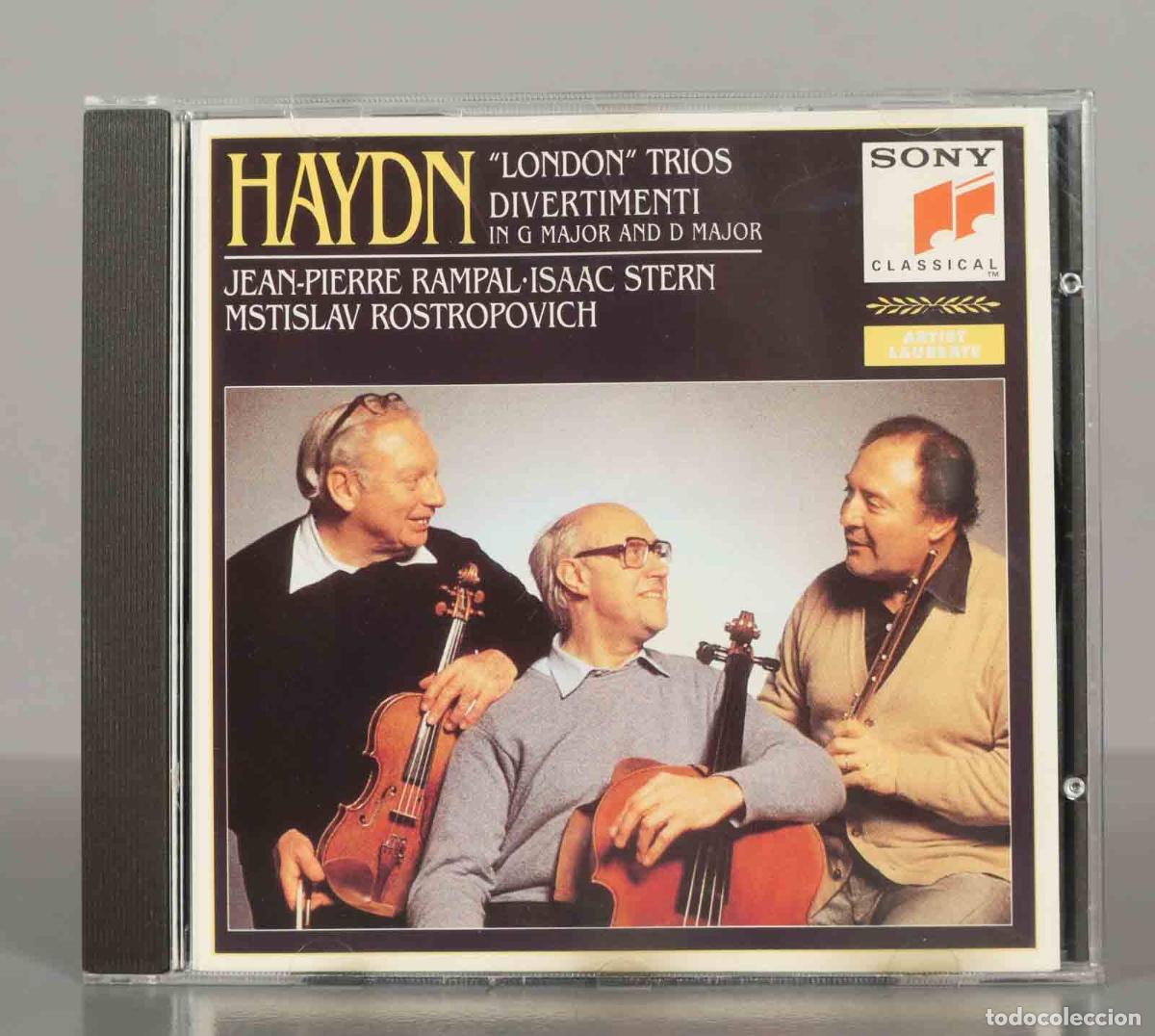 CDs de M&uacute;sica: CD. Haydn - Rampal, Stern. &acute;London&acute; Trios, Nos 1-4, Divertissements, Op. 100, Nos. 2 and 6