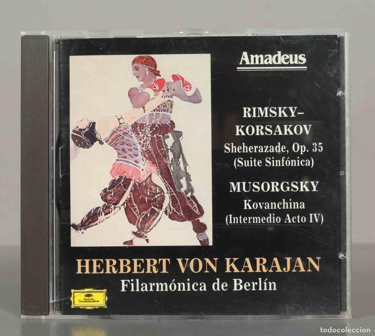 Musik-CDs: CD. Sheherazade Op. 35 - Khovanshchina. Rimsky-Korsakov, Mussorgsky, KARAJAN