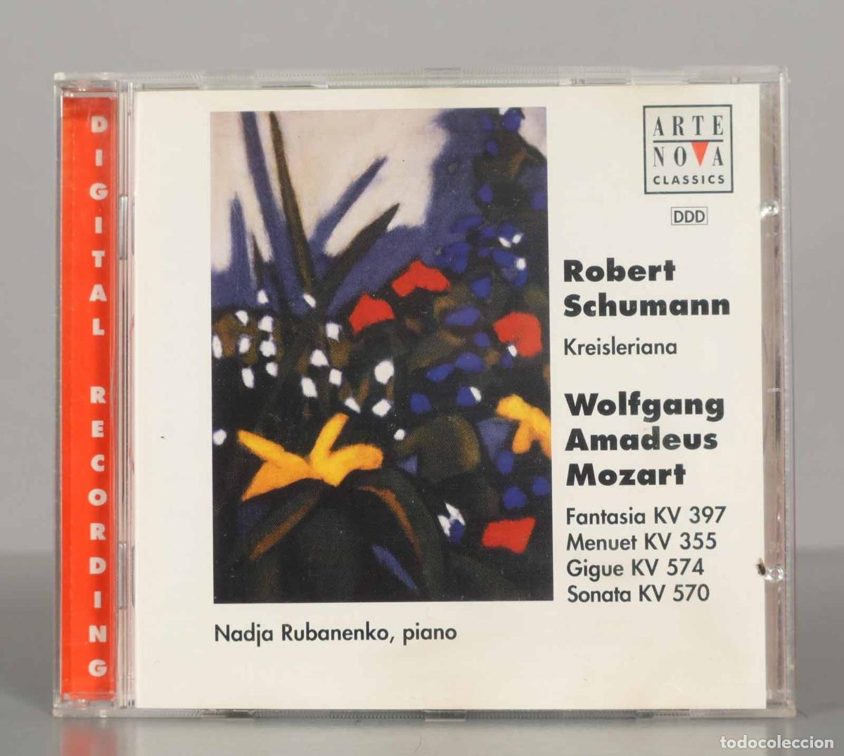CDs de Musique: CD. Kreisleriana. Fantasia KV 397. Menuet KV 355. Gigue KV 574. Sonata KV 570. Schumann / Rubanenko