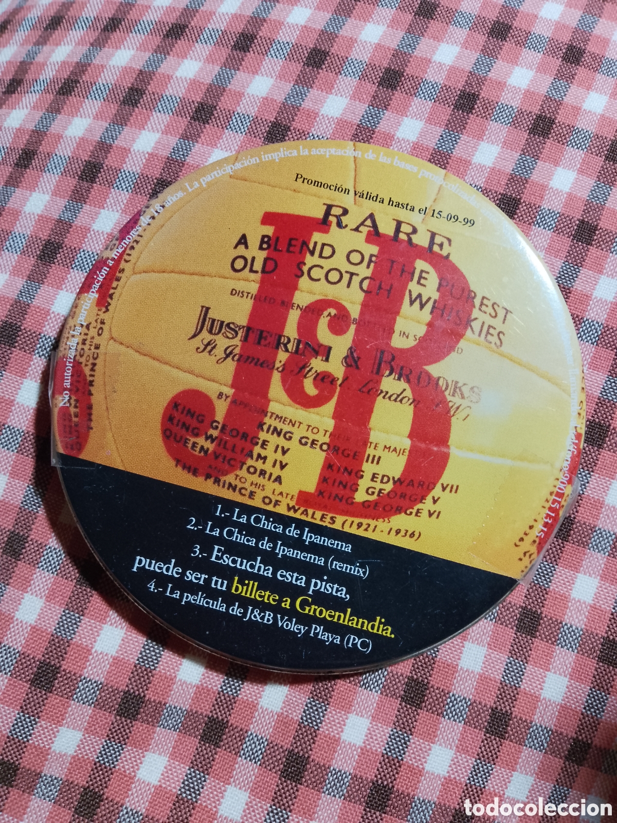 CDs de M&uacute;sica: NAWJAJEAN . LA CHICA DE IPANEMA . MINI CD PROMO J&B WHISKY