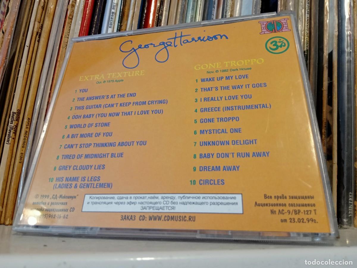 CDs de m&uacute;sica: GEORGE HARRISON - EXTRA TEXTURE - GONE TROPPO - 2CD RUSSIA - Foto 2