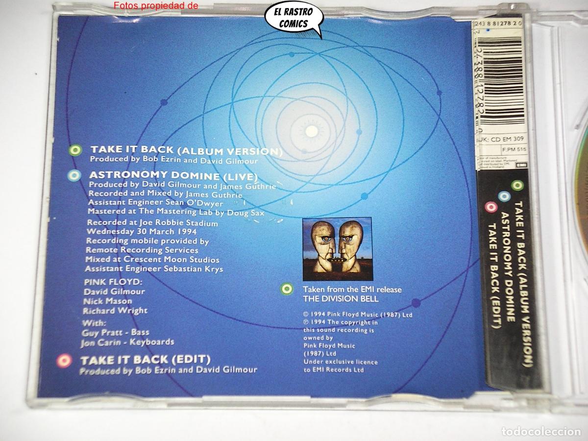 CDs de m&uacute;sica: Pink Floyd, Take it Back, CD Maxi-Single, EMI 1994 - Foto 2