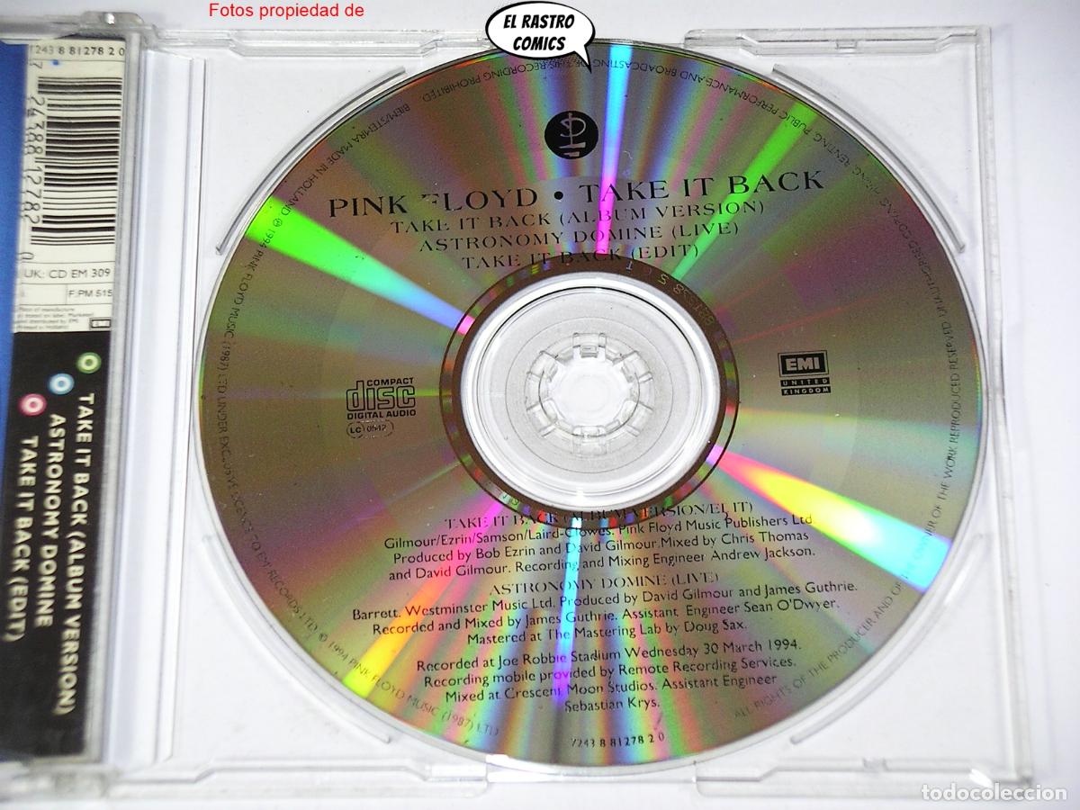 CDs de m&uacute;sica: Pink Floyd, Take it Back, CD Maxi-Single, EMI 1994 - Foto 3