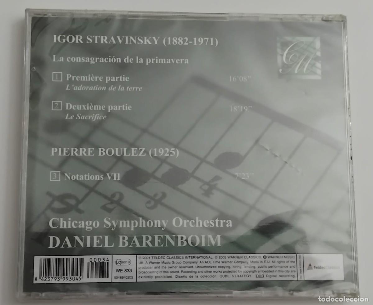 CDs de m&uacute;sica: Igor Stravinsky / Pierre Boulez - Daniel Barenboim - Foto 2
