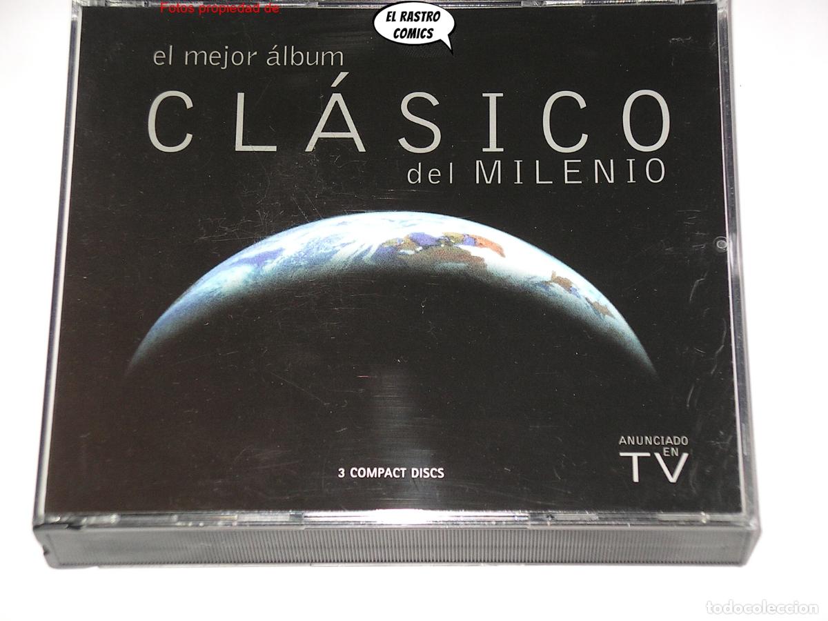CD di Musica: El mejor &aacute;lbum cl&aacute;sico del milenio, Triple, 3 CD, EMI 1999, excelente estado