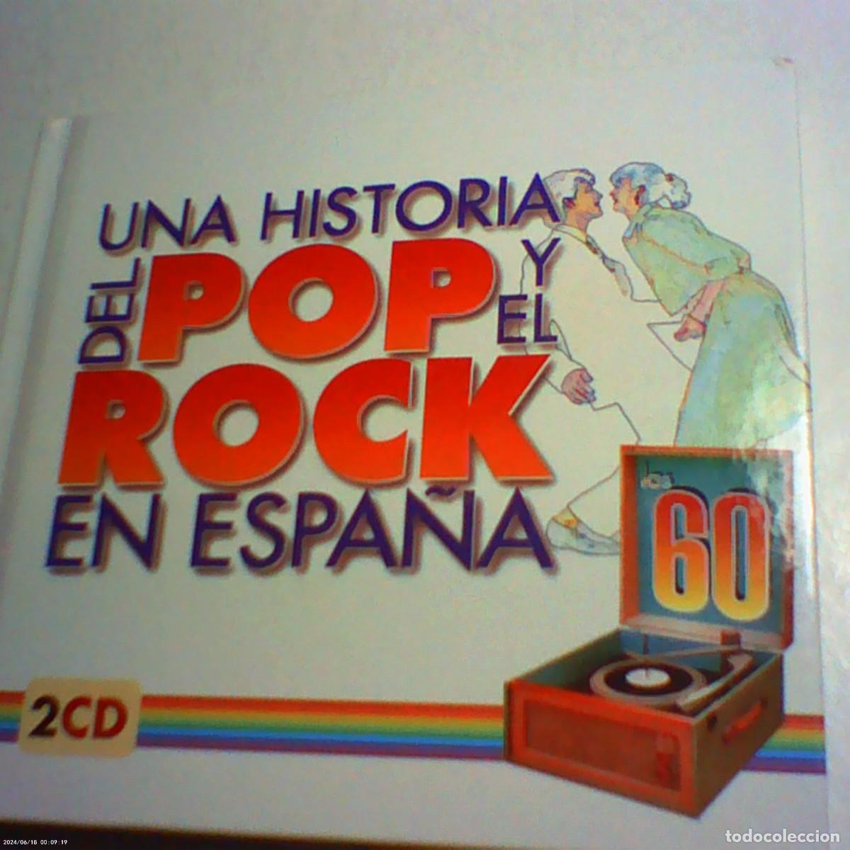 CD di Musica: 2 cd's libro historia pop y rock en espa&ntilde;a los 60. rtve 2005. 40 temas (seminuevo)