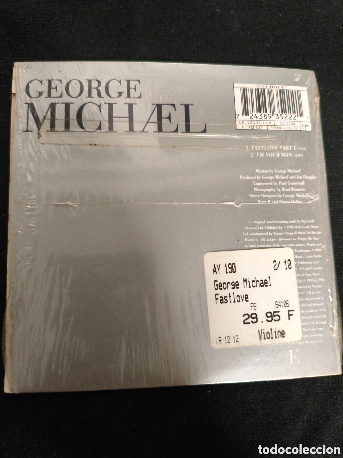 CDs de m&uacute;sica: George Michael&nbsp;&lrm;&ndash;&nbsp;FastLove cd single - Foto 2