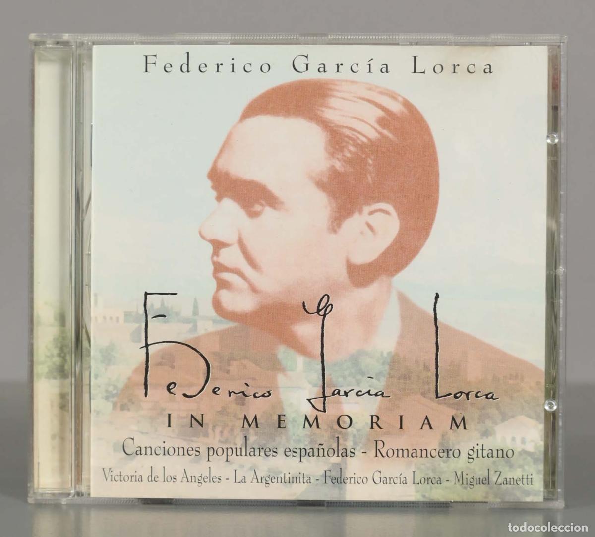 CDs de M&uacute;sica: CD. Miguel Zanetti &ndash; Federico Garc&iacute;a Lorca / In Memoriam. Victoria De Los Angeles, Federico Garc&iacute;a