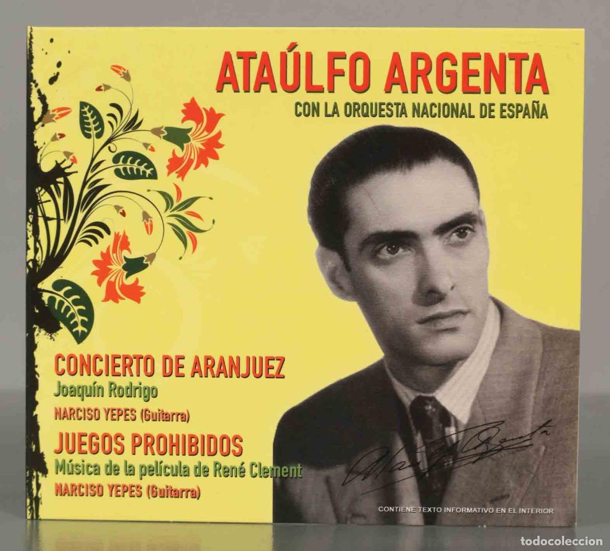 CD di Musica: CD. ATAULFO ARGENTA CON LA ORQUESTA NACIONAL DE ESPA&Ntilde;A. CONCIERTO DE ARANJUEZ. JUEGOS PROHIBIDOS.