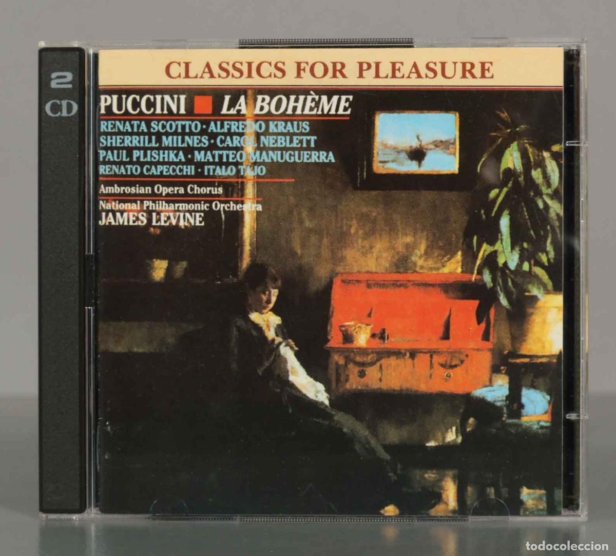 CD di Musica: CD. National Philharmonic Orchestra, James Levine &ndash; La Boh&egrave;me. Puccini - Renata Scotto, Alfredo Krau