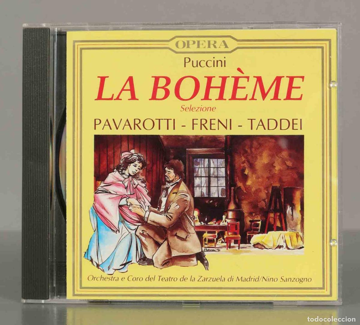 CD di Musica: CD. LA BOH&Eacute;ME. Giacomo Puccini. PAVAROTTI - FRENI - TADDEI. SANZOGNO