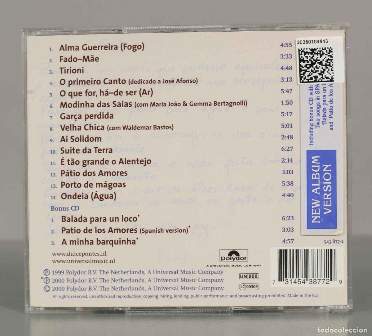 CDs de m&uacute;sica: CD. Dulce Pontes &ndash; O Primeiro Canto. - Foto 2