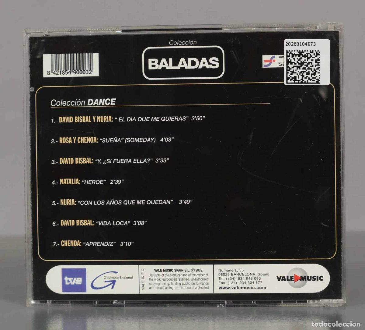 CDs de m&uacute;sica: CD. OPERACION TRIUNFO. COLECCION BALADAS. - Foto 2