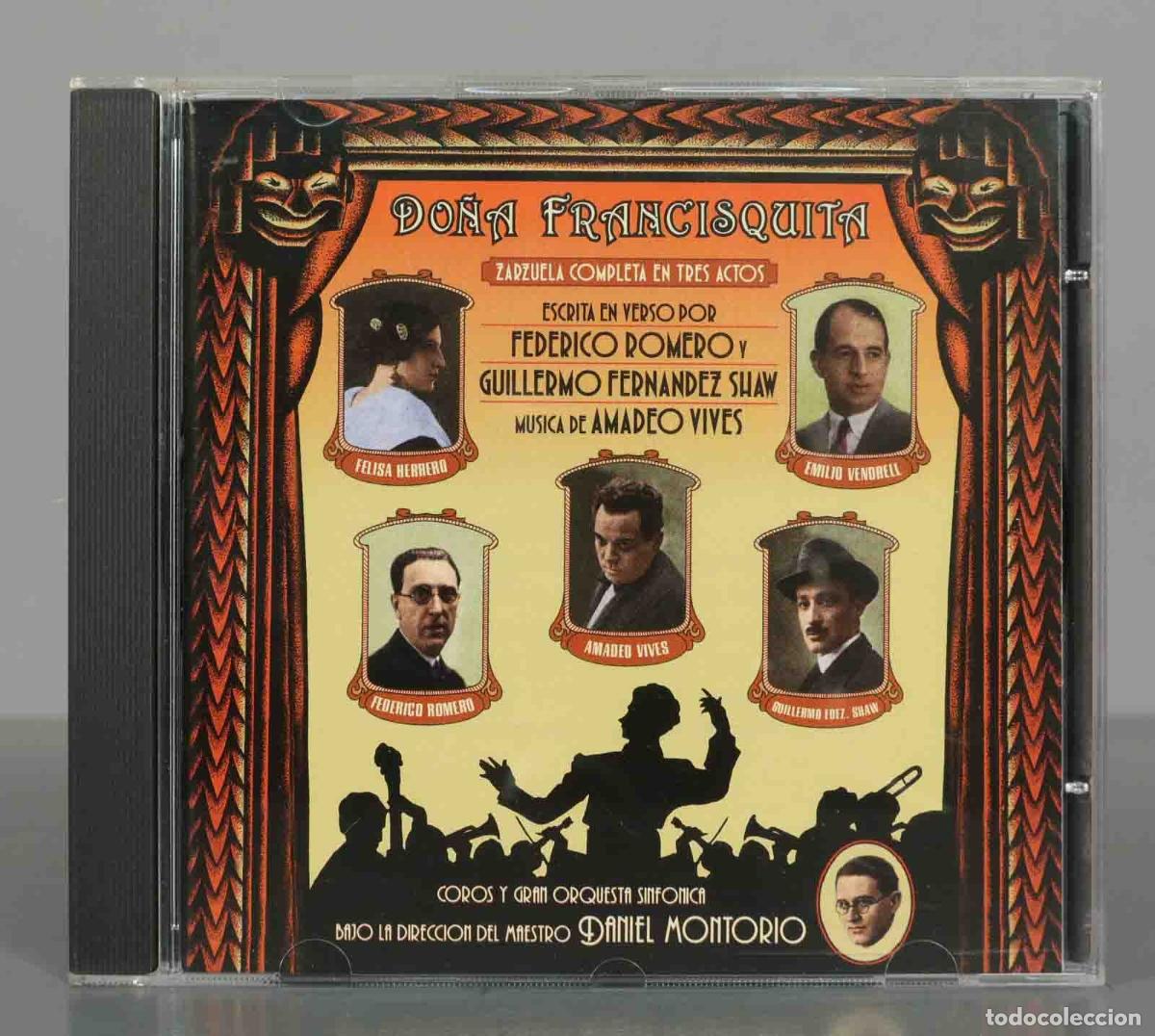 CD di Musica: CD. Amadeo Vives, Federico Romero, Guillermo Fern&aacute;ndez Shaw &ndash; Do&ntilde;a Francisquita
