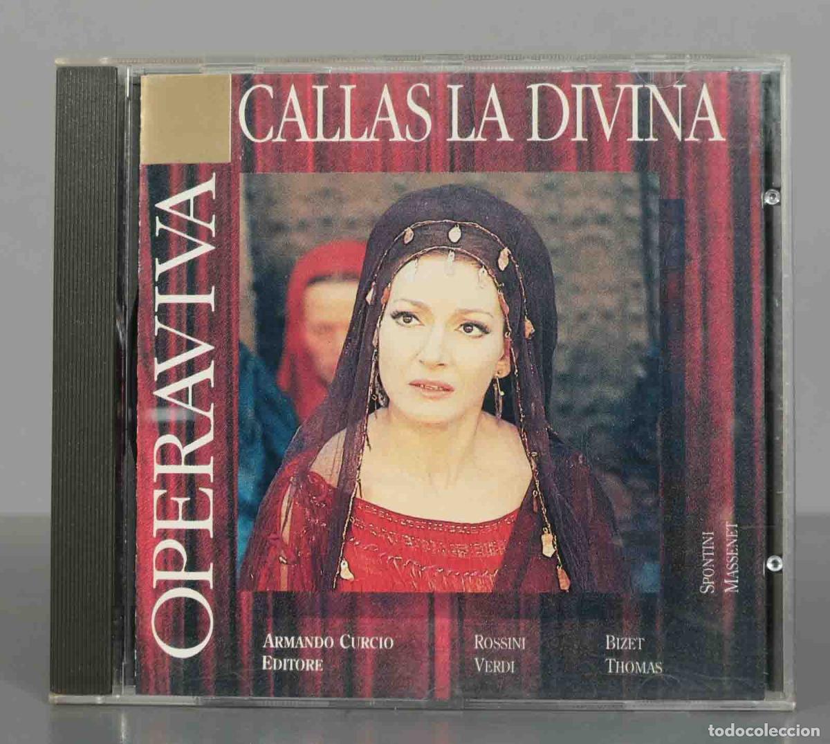 CDs de M&uacute;sica: CD. CALLAS LA DIVINA. OPERAVIVA. ARMANDO CURCIO. VERDI. ROSIINI. ciriaci