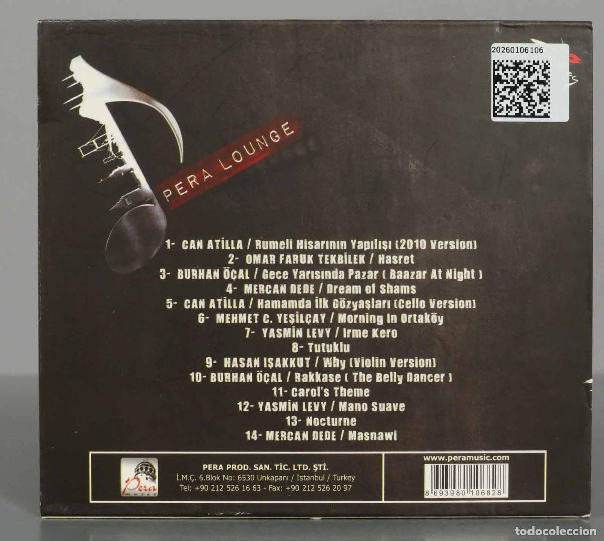 CDs de m&uacute;sica: CD. Various &ndash; Pera Lounge. - Foto 2
