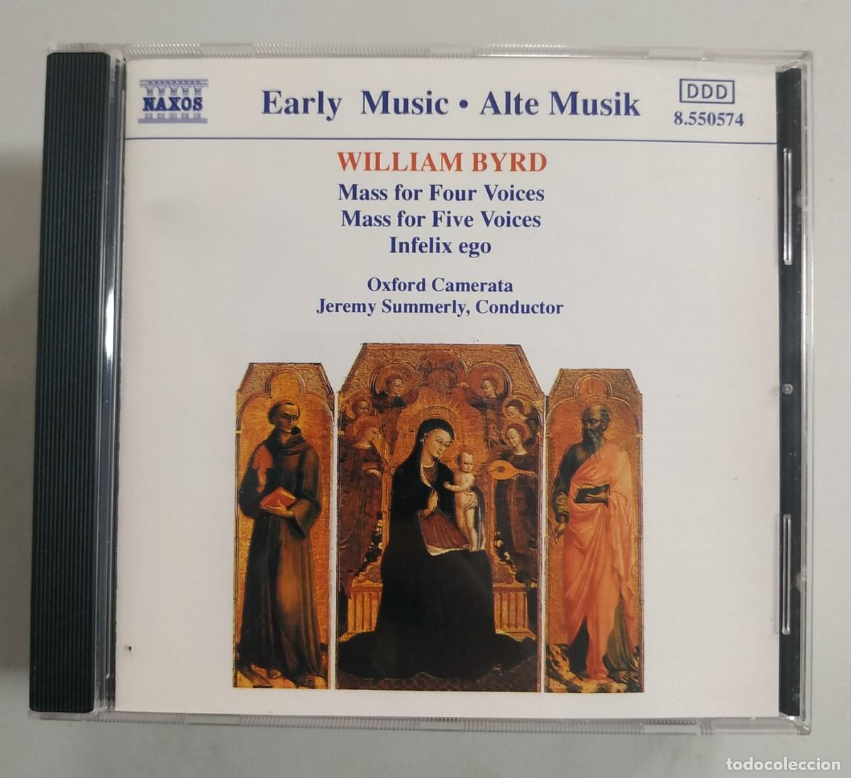CDs de m&uacute;sica: CD WILLIAM BYRD MASS FOR FOUR VOICES - Foto 1