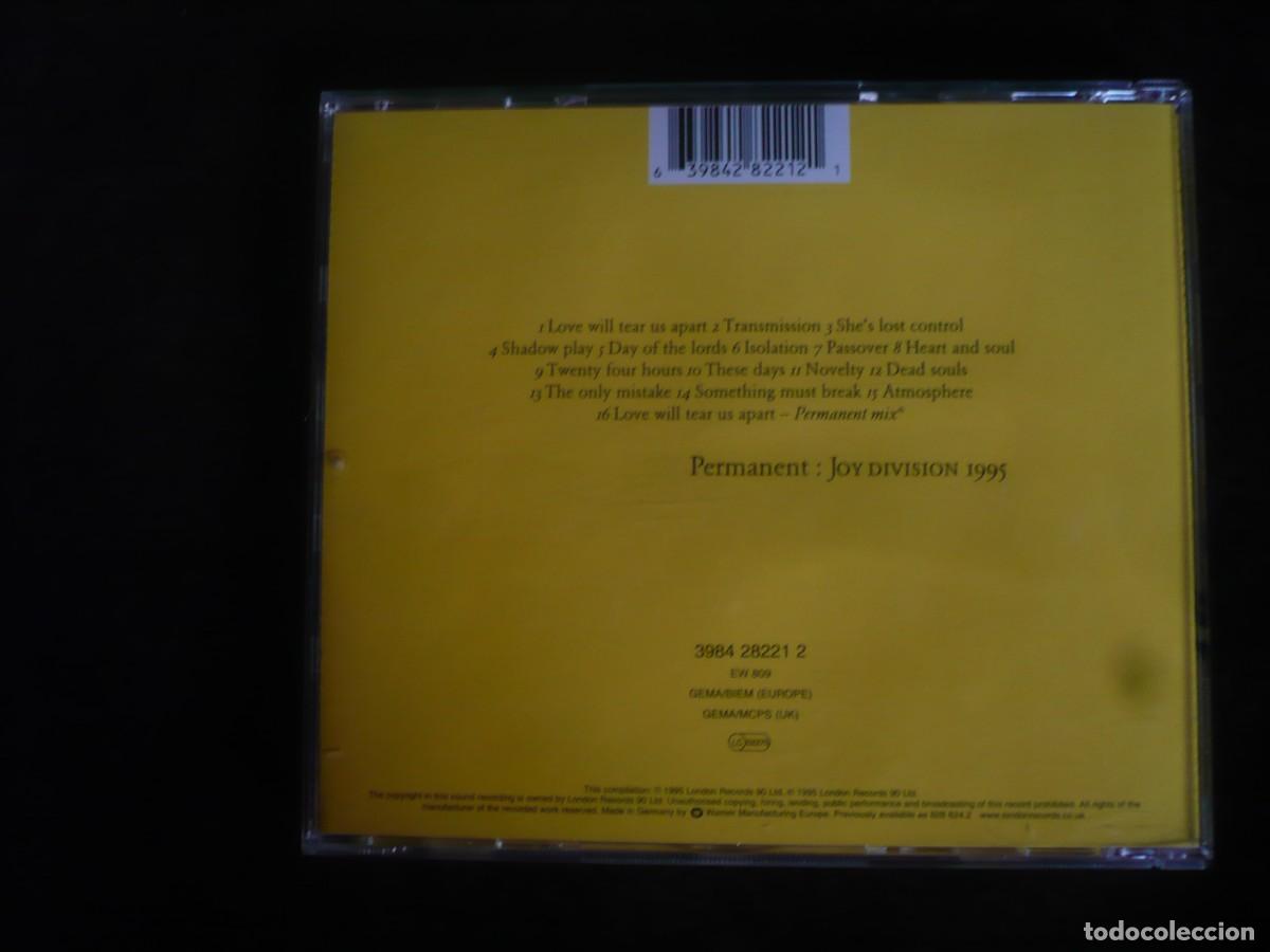 CDs de m&uacute;sica: permanent joy division 1995 - cd como nuevo - Foto 2