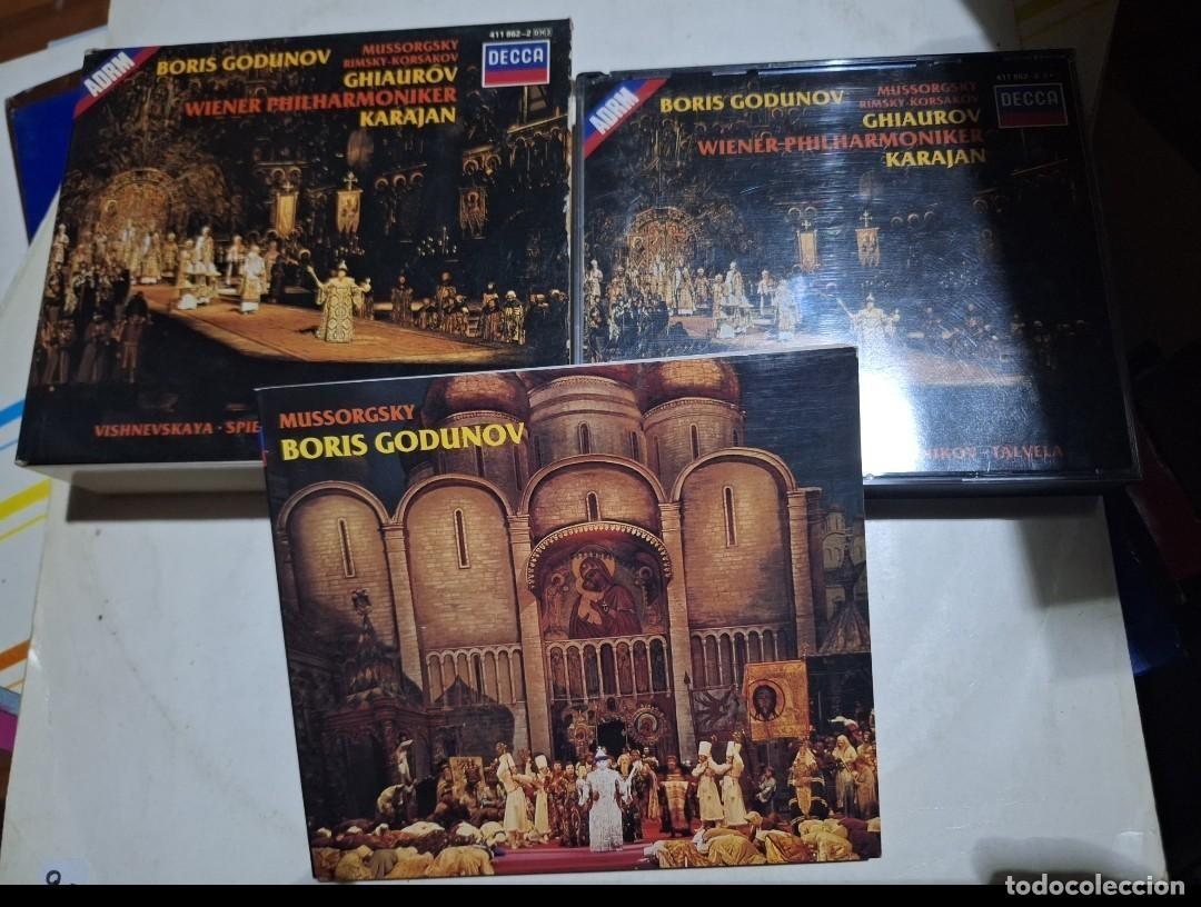 Musik-CDs: Boris Godunov - Mussorgsky,Rimsky-Korsakov-Ghiaurov&middot; Vishnevskaya &middot; Spiess 3 x CD TRIPLE CLASICA