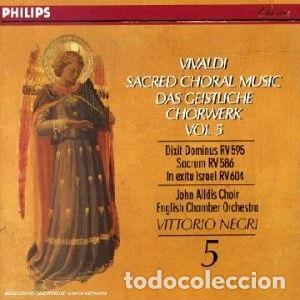 CDs de M&uacute;sica: Vivaldi: Sacred Choral Music 5- 0028942065222