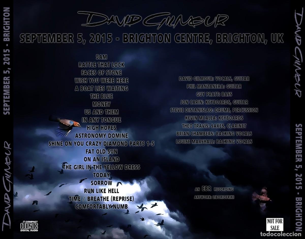 CDs de m&uacute;sica: DAVID GILMOUR. RATTLE THAT LOCK BRIGHTON. 2 CD. - Foto 2
