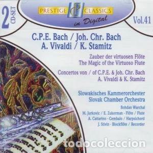 CDs de M&uacute;sica: C.P.E. Bach / Joh. Chr. Bach / A. Vivaldi / K. Stamitz- 7619929169021