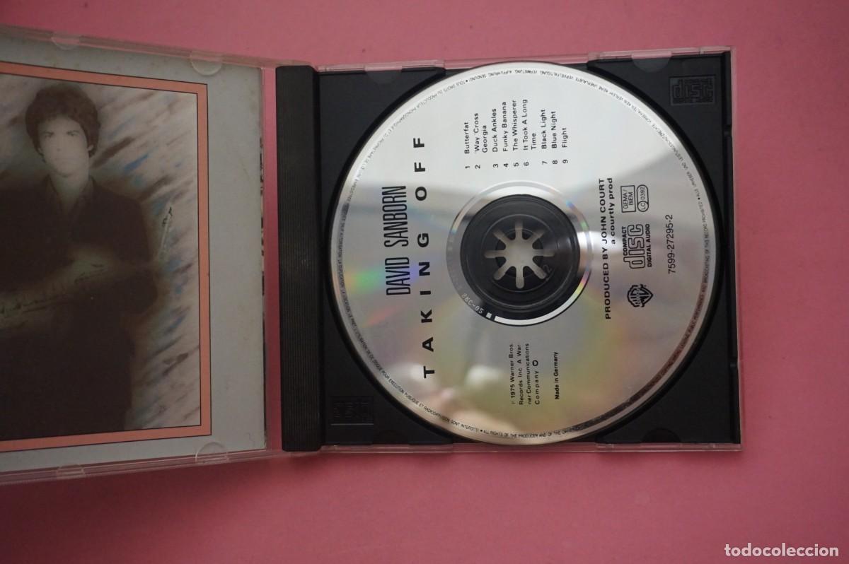 CDs de m&uacute;sica: CD - DAVID SANBORN - TAKING OFF - DISCO EN EXCELENTE ESTADO - Foto 2