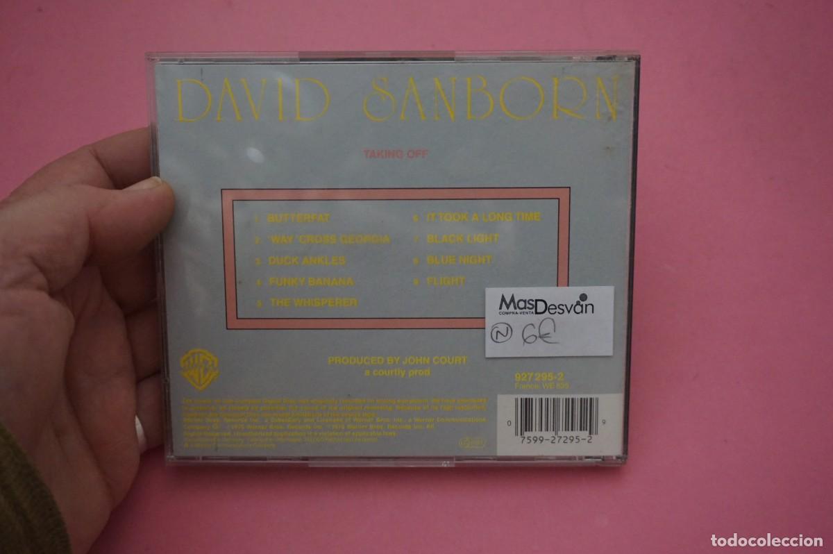CDs de m&uacute;sica: CD - DAVID SANBORN - TAKING OFF - DISCO EN EXCELENTE ESTADO - Foto 3