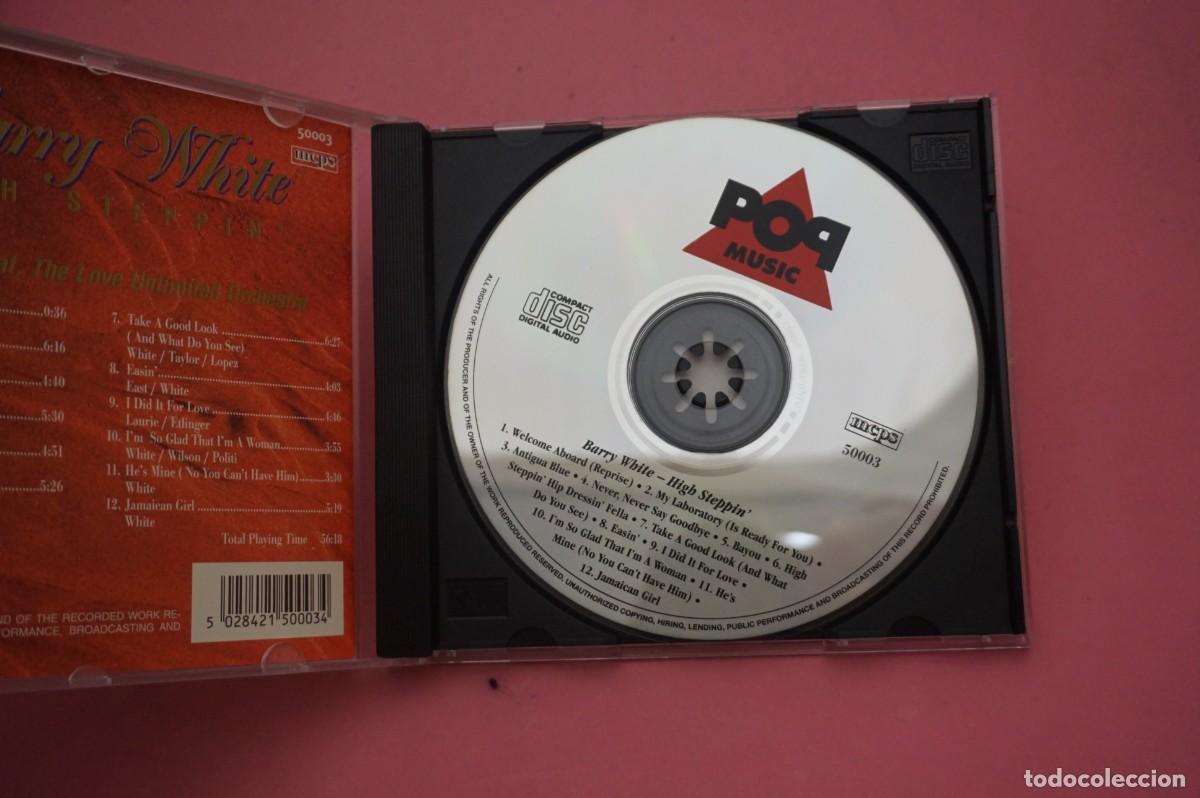 CDs de m&uacute;sica: CD - BARRY WHITE - HIGHT STEPPIN - DISCO EN EXCELENTE ESTADO - Foto 2